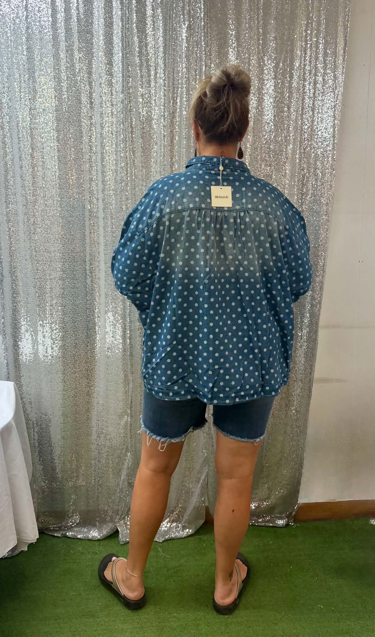 Heimish Jean Polka Dot Top