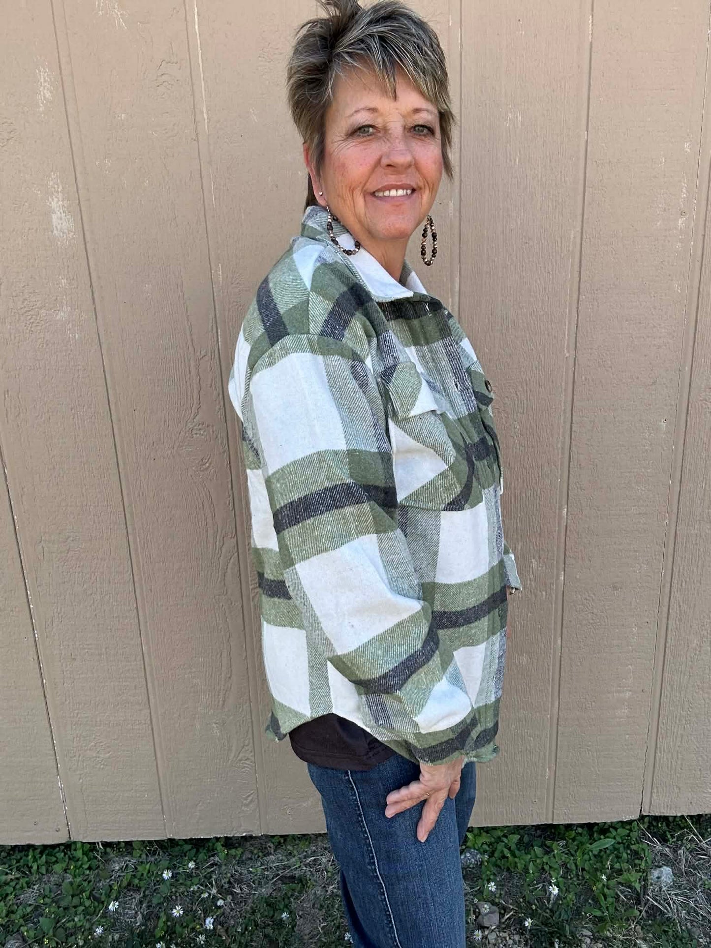 Plaid Lined Shackets