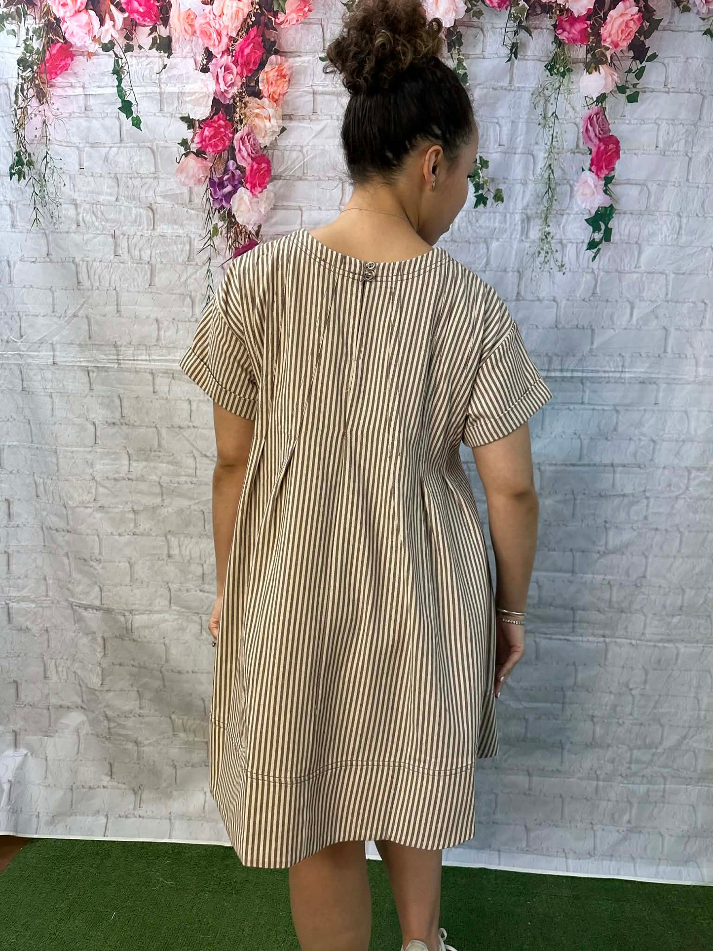 Star Drop stripe dress