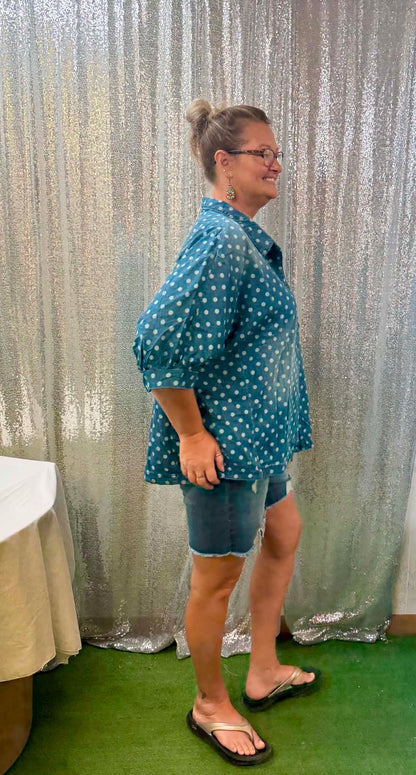 Heimish Jean Polka Dot Top