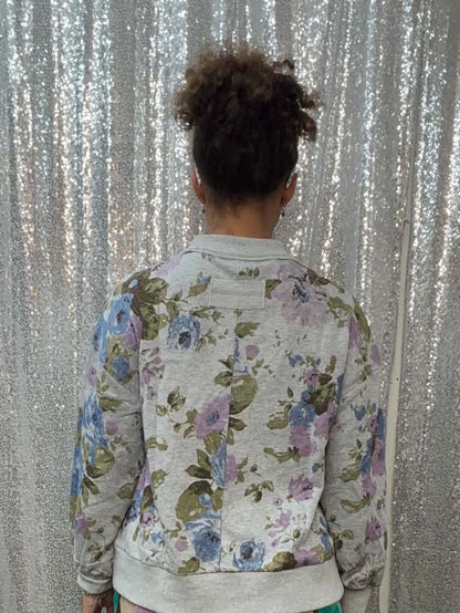 Very J Floral Sweatshirt
