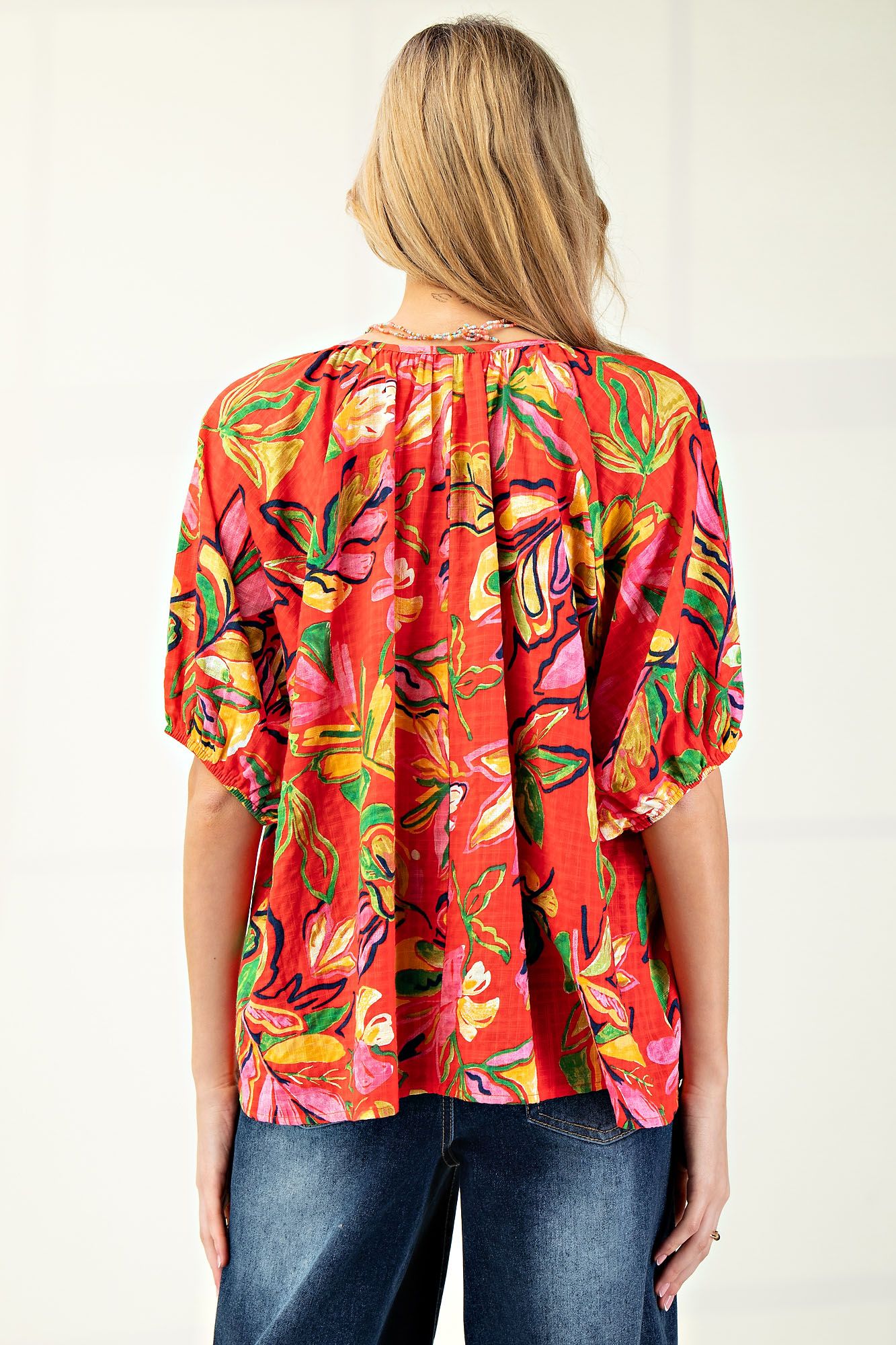 Easel Abstract Pattern Top