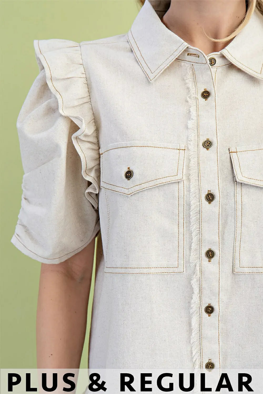 Gigio Button up Top PLUS