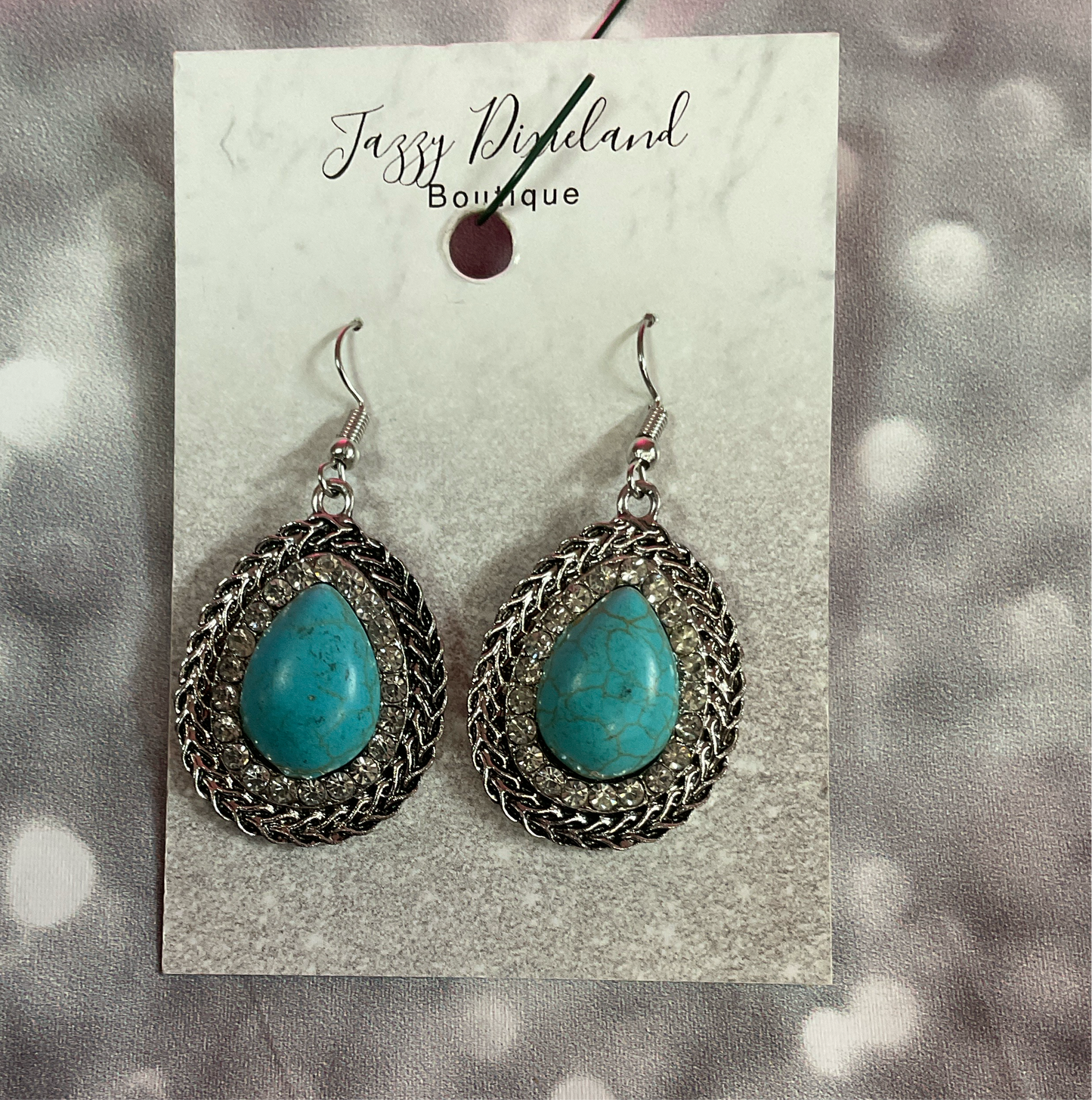 Silver fashion earrings