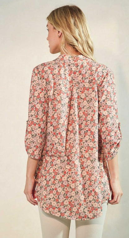 Heimish Soft Floral Print Top