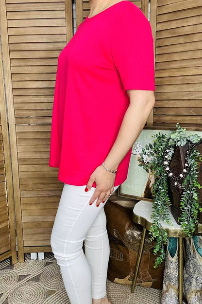 Short Sleeve A-Line Top