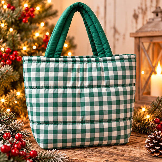 STYLINE checkered Holiday bags