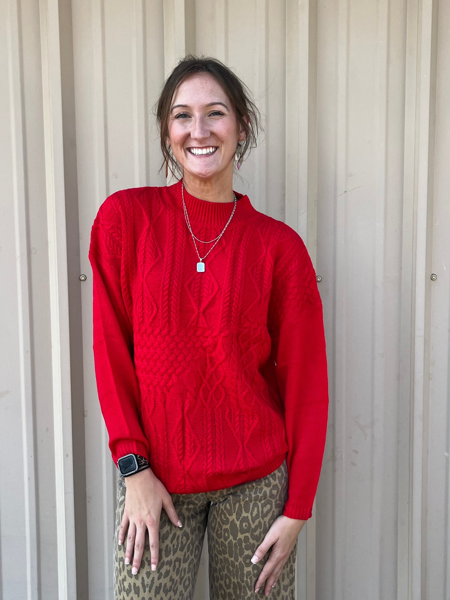 Dear Scarlett Knitted Sweater Plus Size