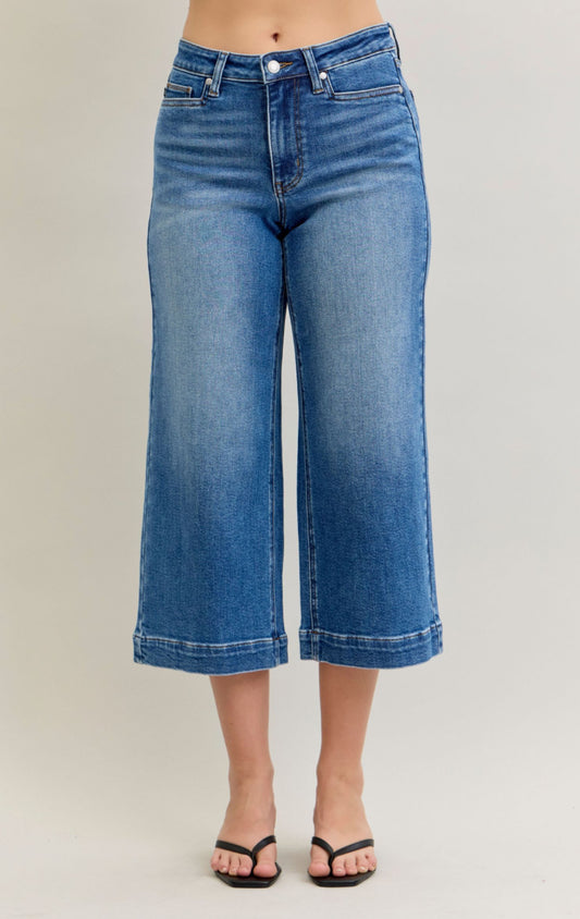 Judy Blue Wide Leg Crops