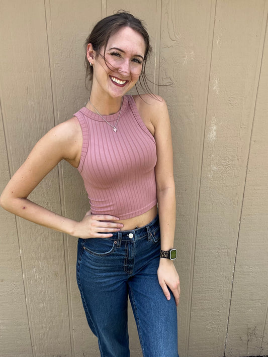 Ribbed Seamless Tank