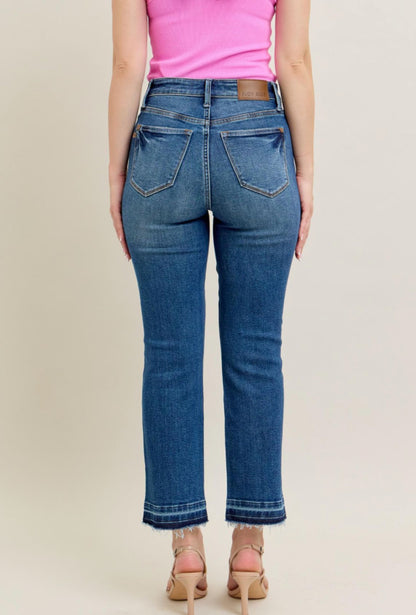 Judy Blue Straight Leg Crops