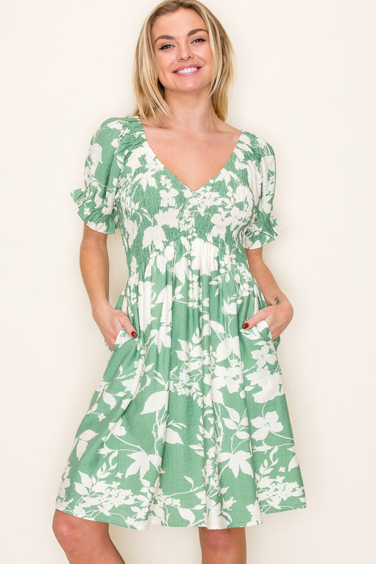 Floral Printed Dress