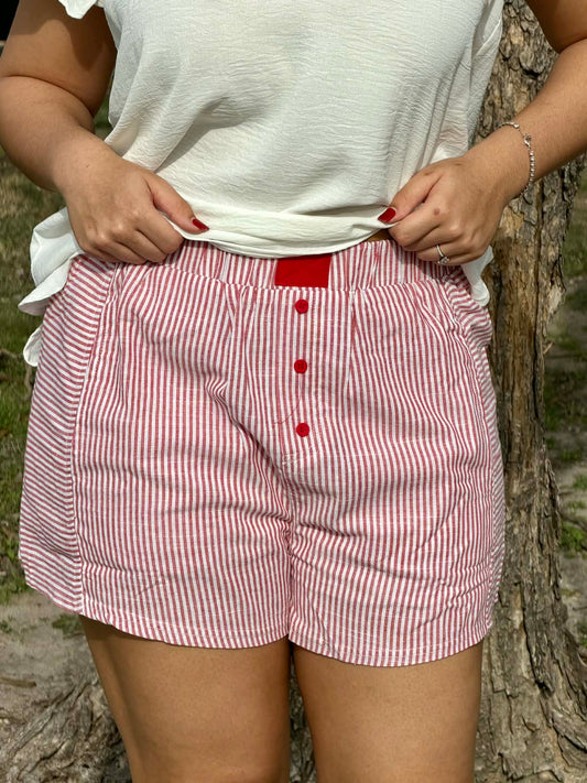 New Me Stripe Boxer Short