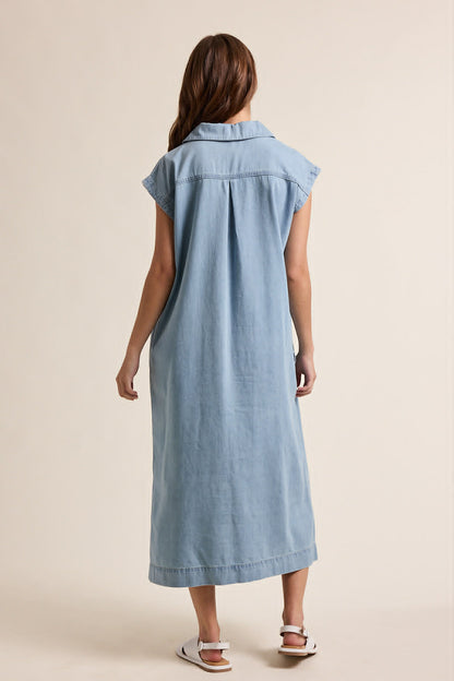 WISHLIST STRAIGHT DENIM DRESS