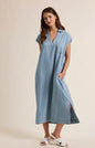 WISHLIST STRAIGHT DENIM DRESS