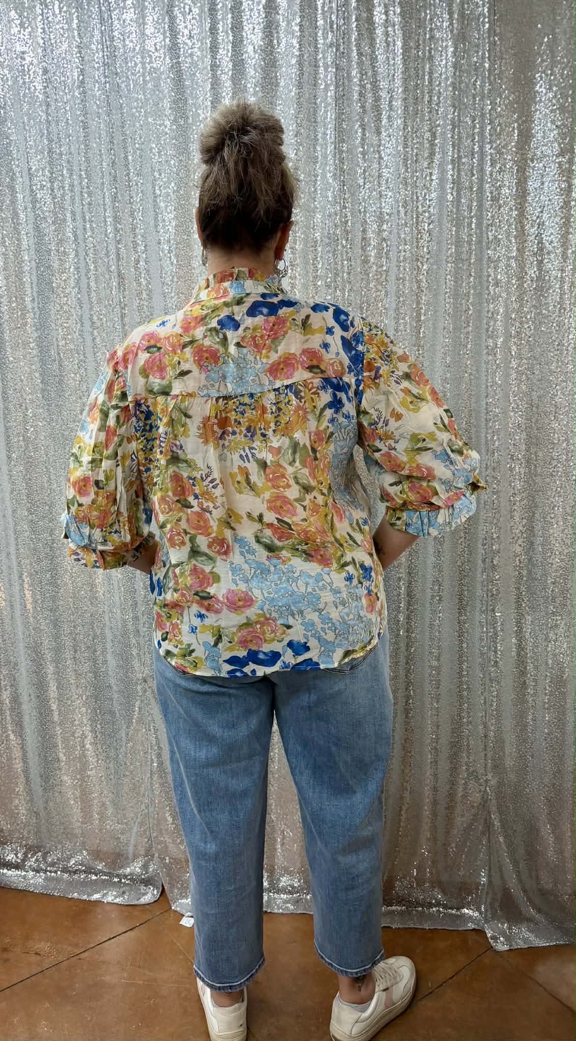 Gigio Blue Mix Top PLUS