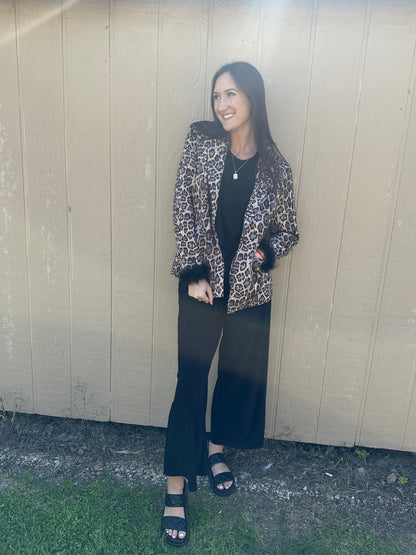 Cheetah Blazer