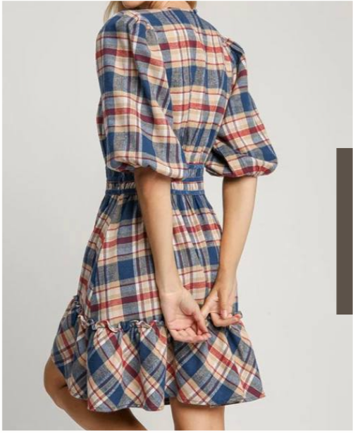 UMGEE Plaid Dress
