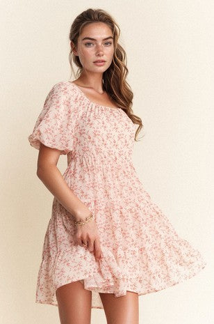 Strawberry Pink Mini Dress