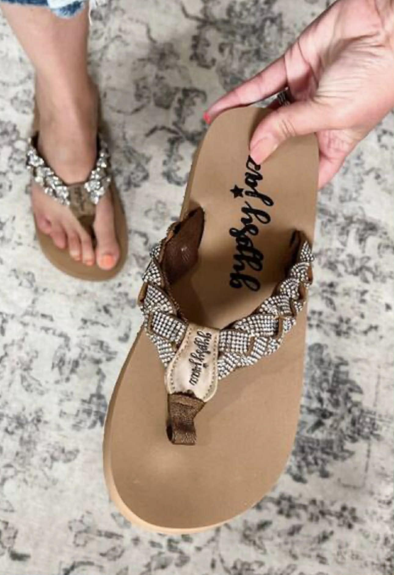 Gypsy Jazz Flip Flop Glimmer