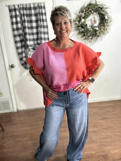 Davi & Dani Over size tops