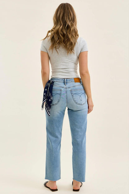 JUDY BLUE BANDANA JEANS