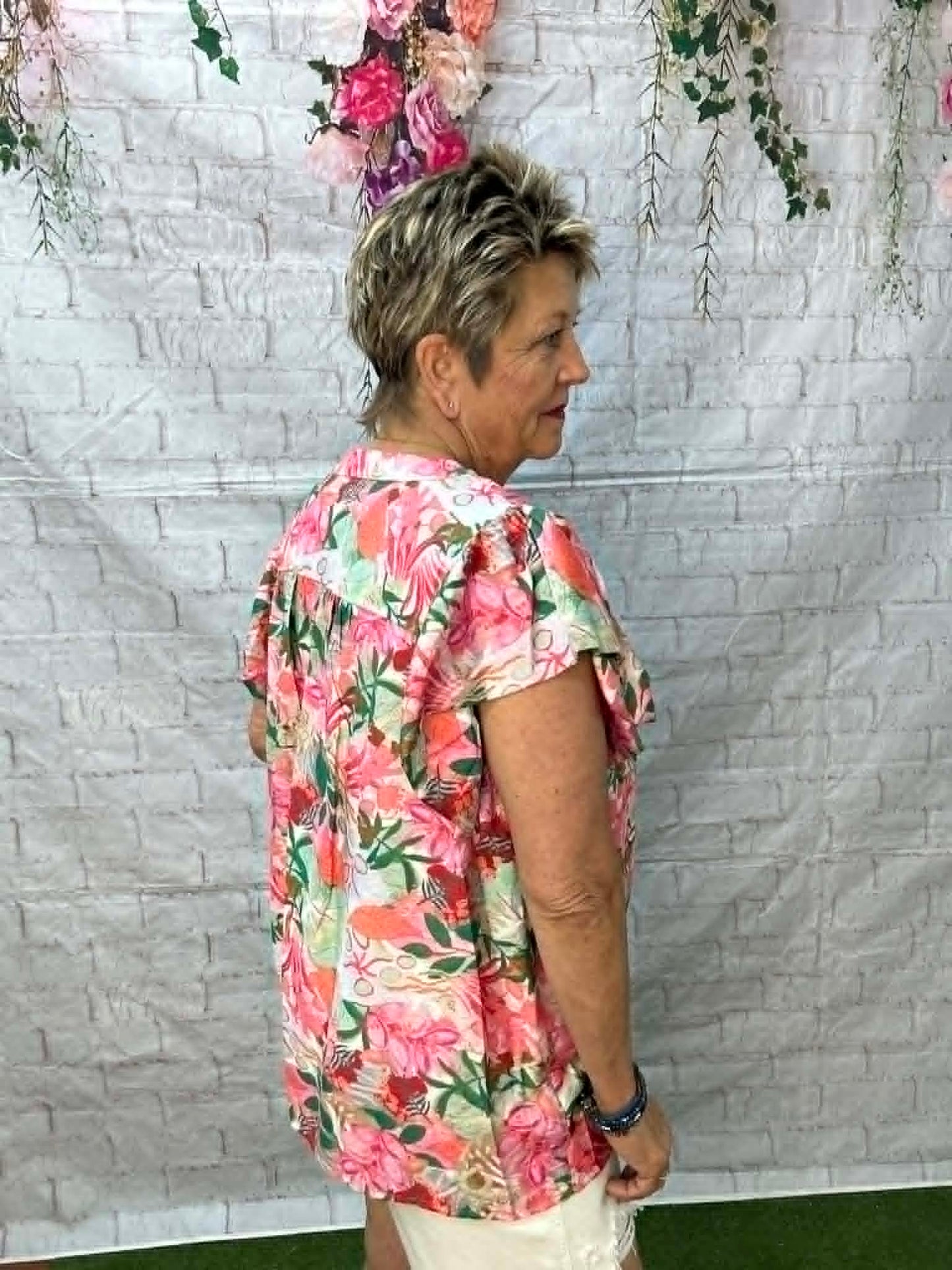 Umgee Tropical print Top