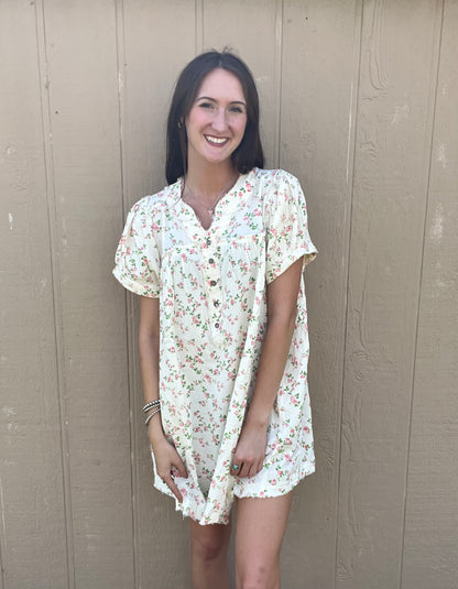 Easel Delicate Floral Dress