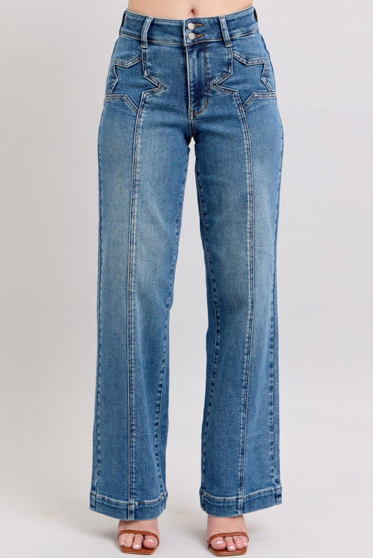 Judy Blue Wide Leg Jeans