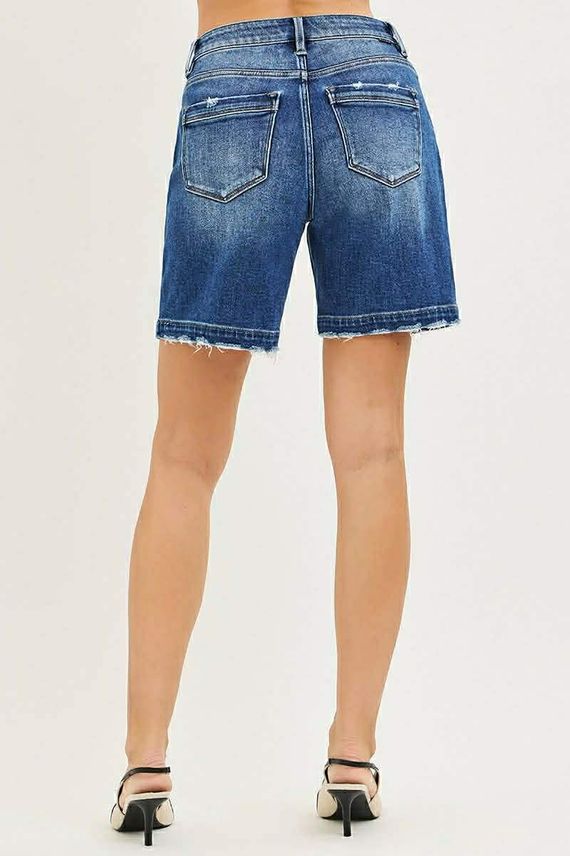 Risen Dark Wash Shorts