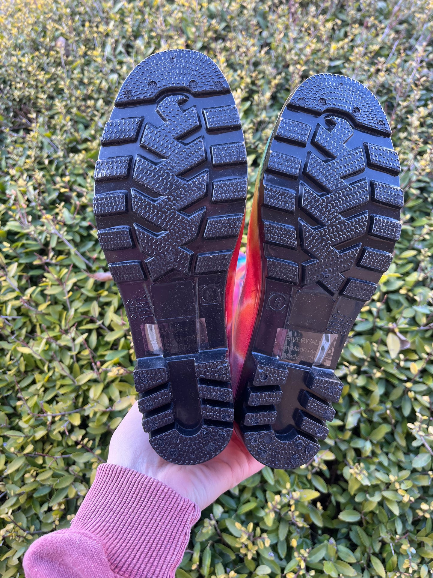 Corky Riverwalk Tie Dye Rain Boots