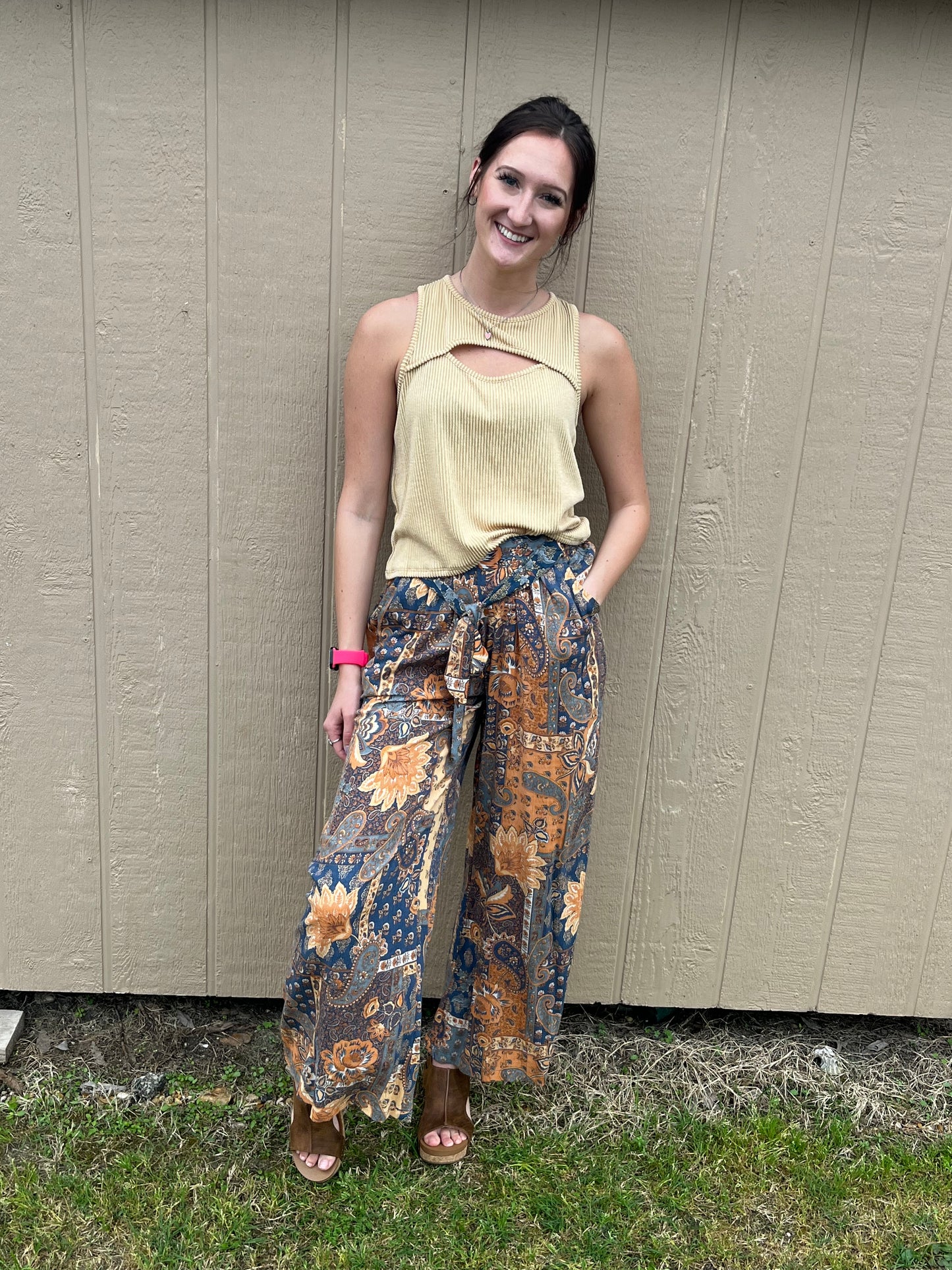 Vintage Patterned Pants