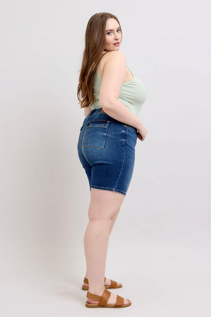 Judy Blue Plus Bermuda shorts Flap PK