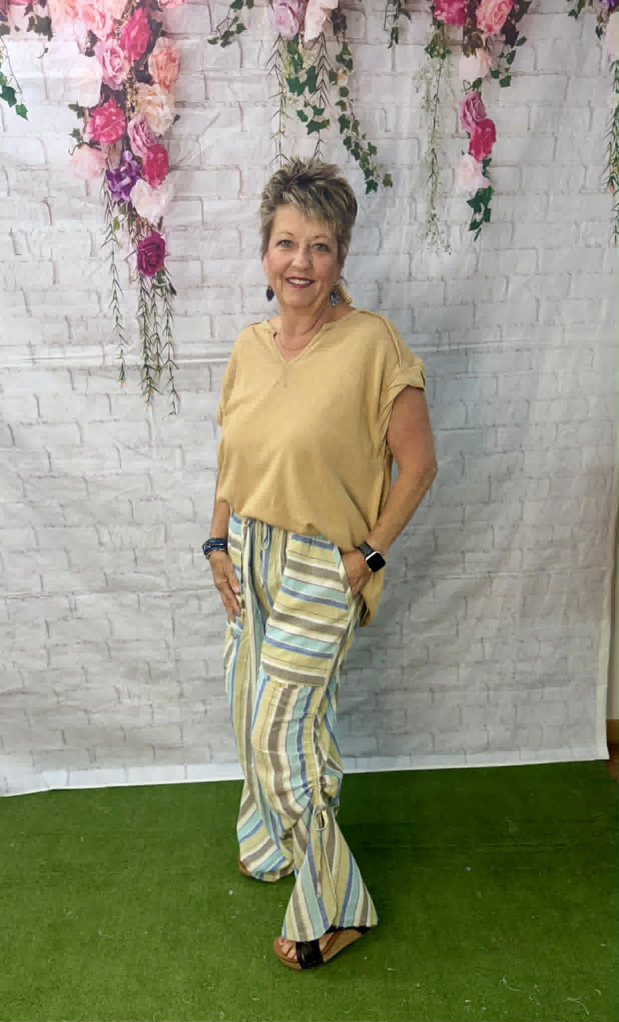 Easel Cotton adjustable leg pants