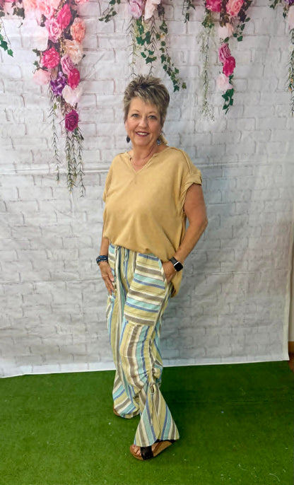 Easel Cotton adjustable leg pants
