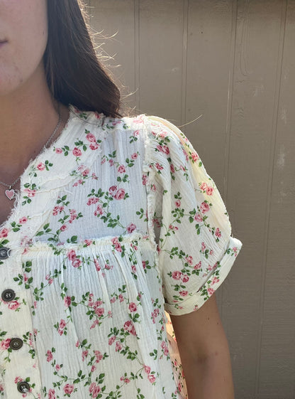 Easel Delicate Floral Dress