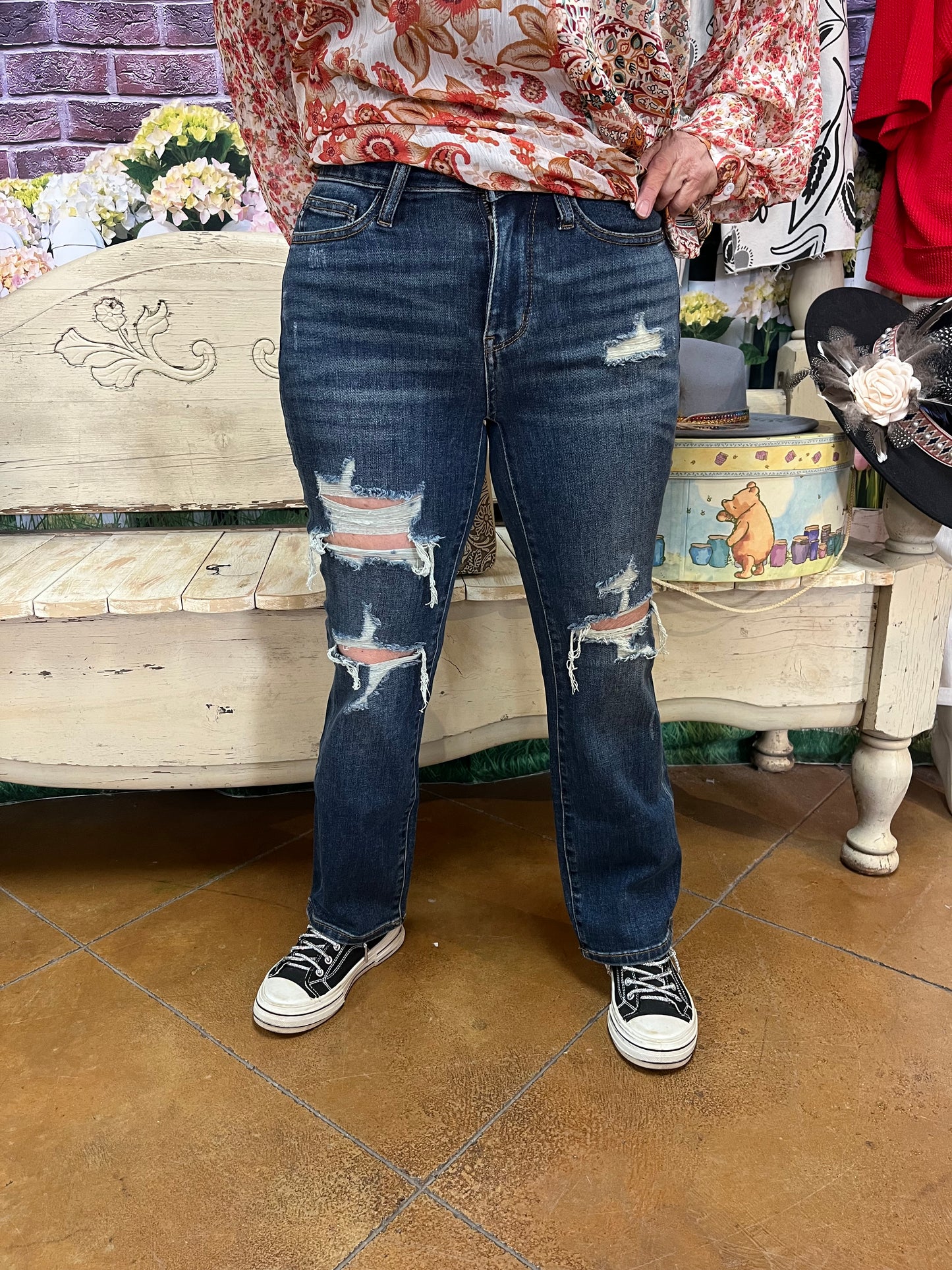 **Judy Blue Straight Leg Jeans