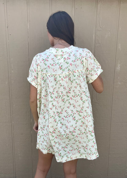 Easel Delicate Floral Dress