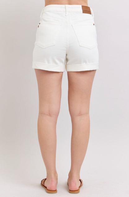 Judy Blue White Shorts