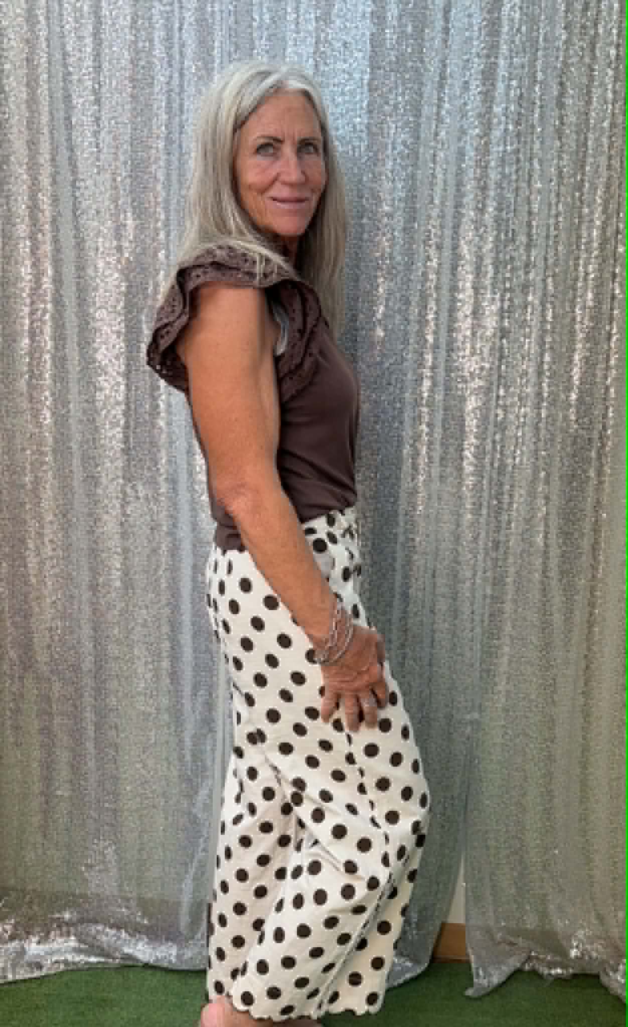 Vine & Love eyelet lace top