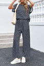 Aiwee stripe pant set