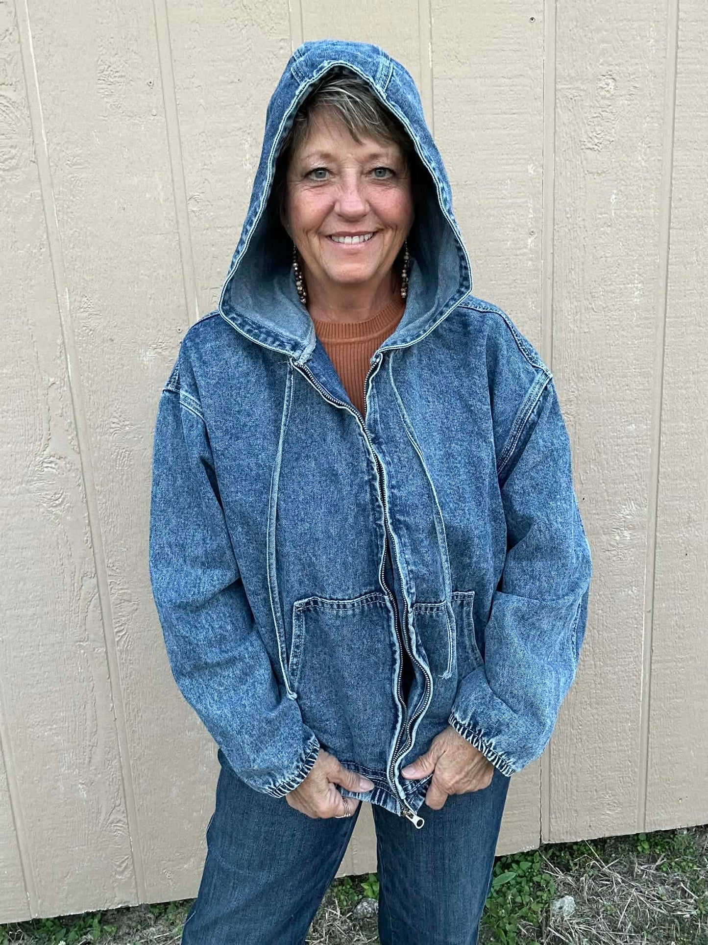 Denim Jacket with hood