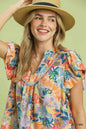 Umgee Tropical print Top