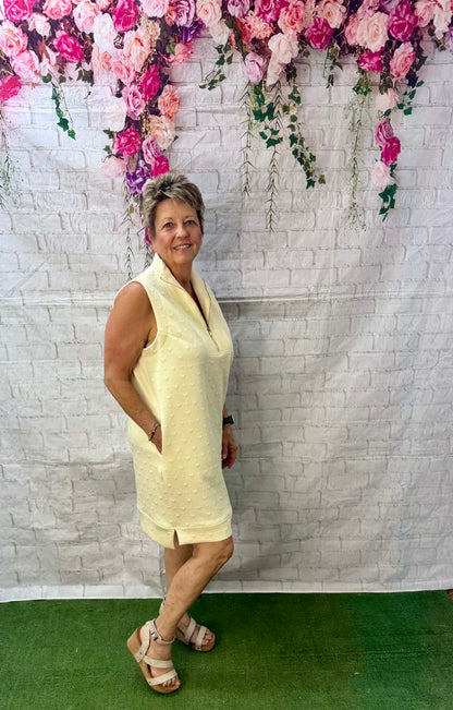 Umgee heart embroidered sleeveless Dress