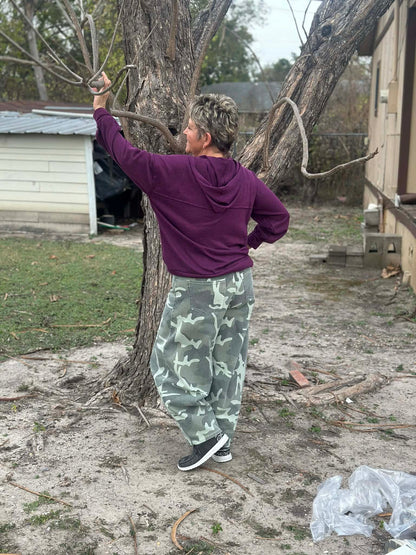 Andree by Unit hooded lightweight sweatshirt