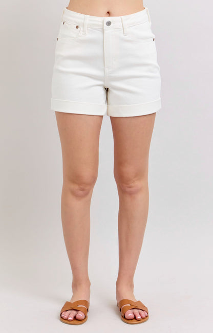 Judy Blue White Shorts