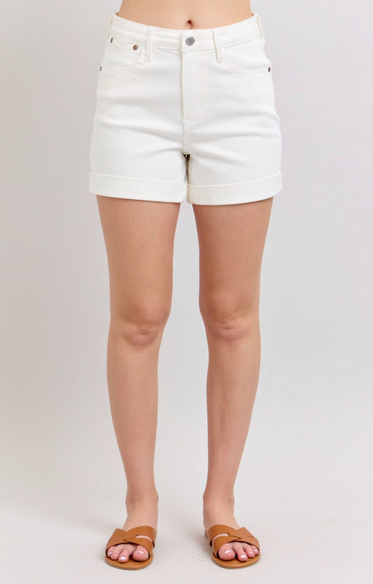 Judy Blue White Shorts