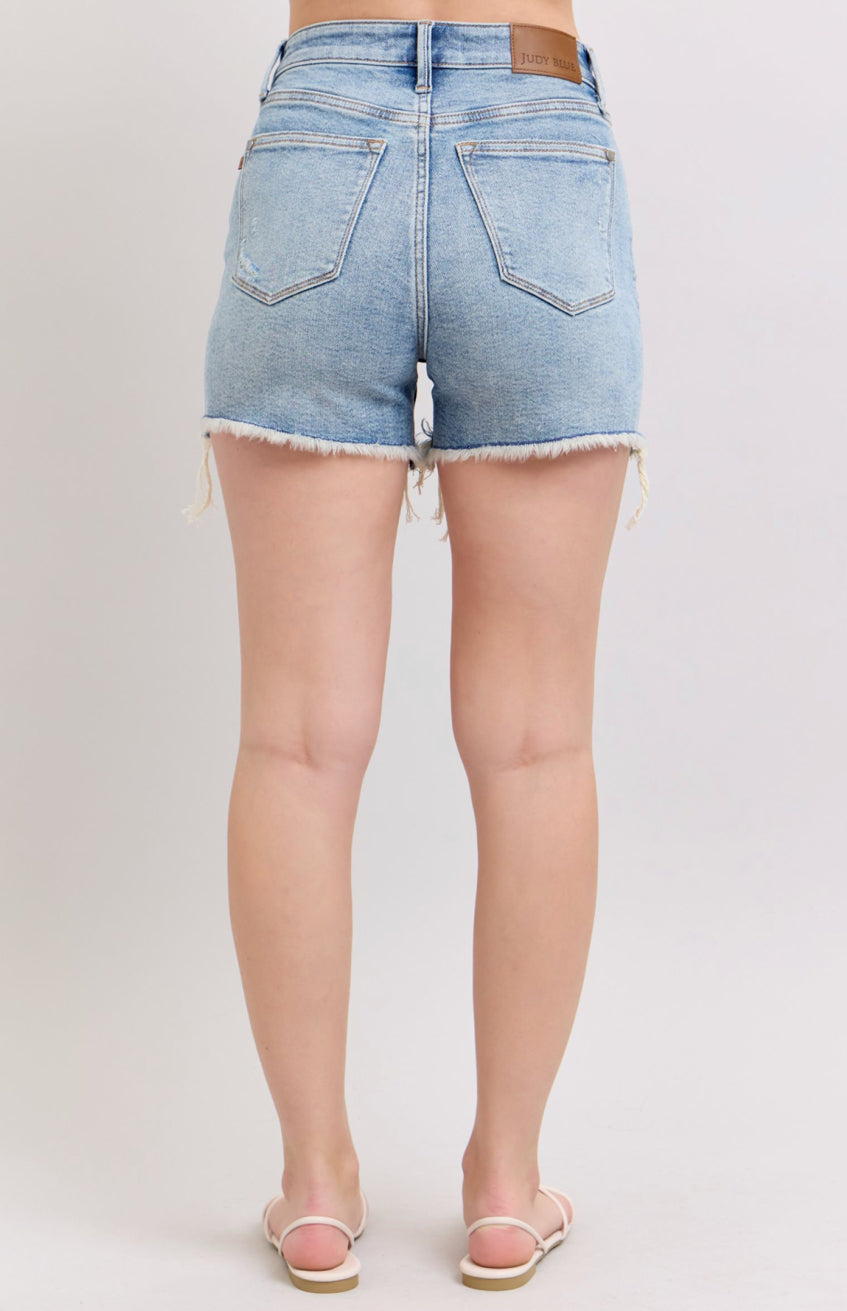 Judy Blue Rigid Front Stretch Back Shorts