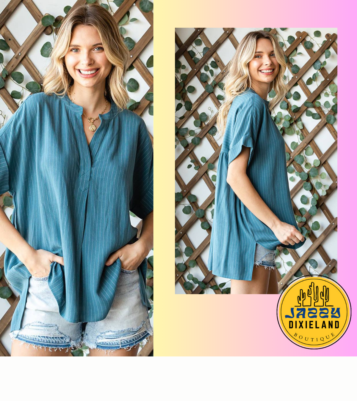 First Love V-neck Blouse