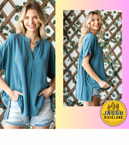First Love V-neck Blouse
